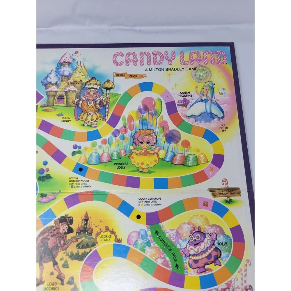 Vintage 1984 Candy Land Replacement Piece-Board Only Milton Bradley